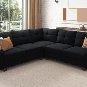 Convertible Sectional Sofa L Shaped Couch