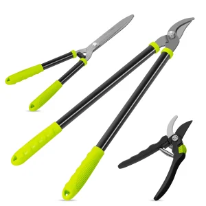 Deli 3-Piece Loppers, Hedge Clippers & Pruners Set