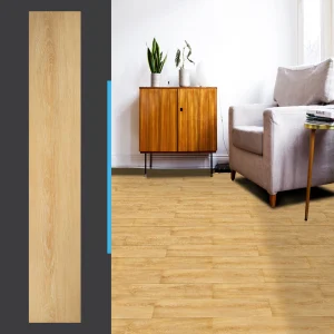 Luxury Vinyl Flooring Tiles, 54 Sq. Ft Self Adhesive Wood Plank for Kitchen, Bedroom, Bathroom